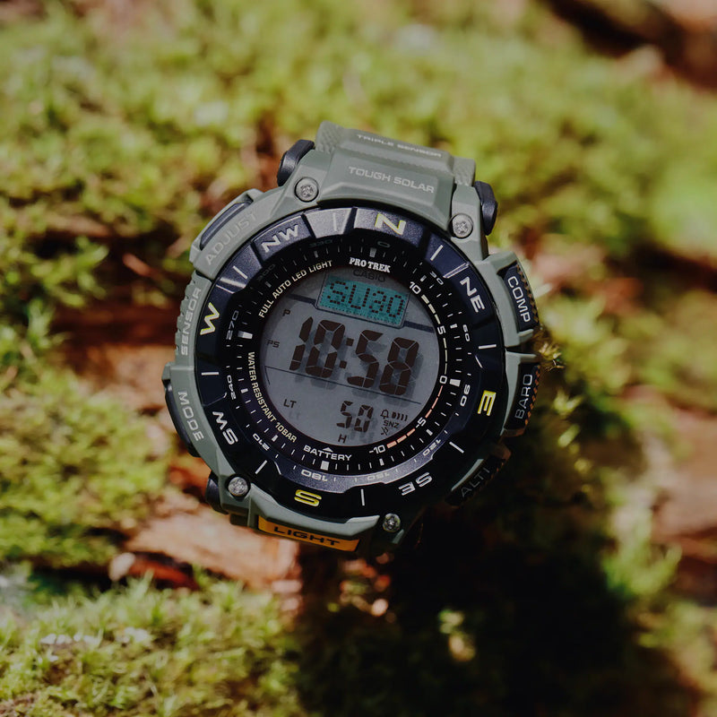 Casio Pro Trek Bio Mass Tough Solar Watch PRG340-3