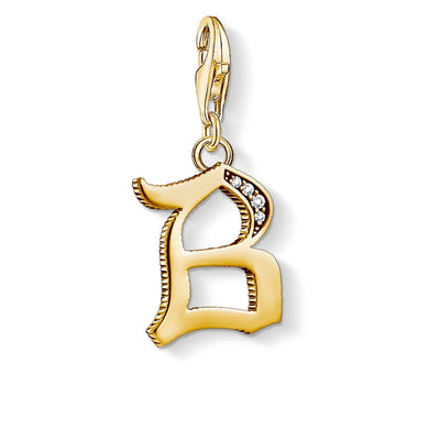 Thomas Sabo Charm Pendant "Letter B" Gold