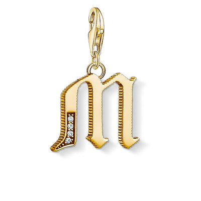 Thomas Sabo Charm Pendant "Letter M Gold"