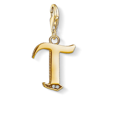 Thomas Sabo Charm Pendant "Letter T Gold"