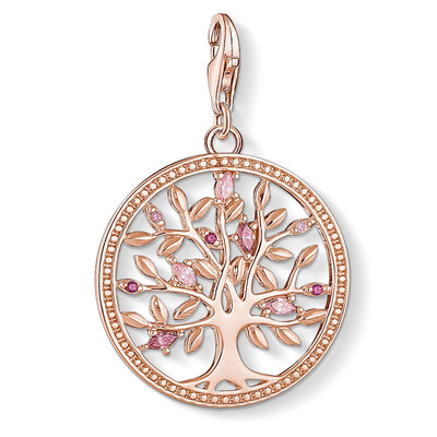 Thomas Sabo Charm Pendant "Tree of Love Pink"