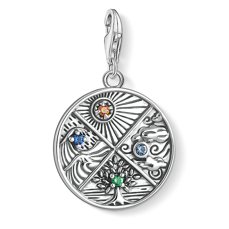 Thomas Sabo Charm Pendant 4 Elements: Earth, Water, Air, Fire