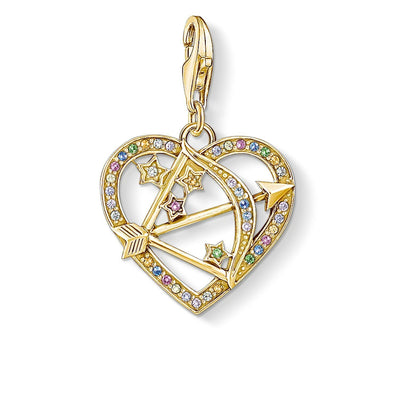 Thomas Sabo Charm Pendant Cupid's Arrow, Gold