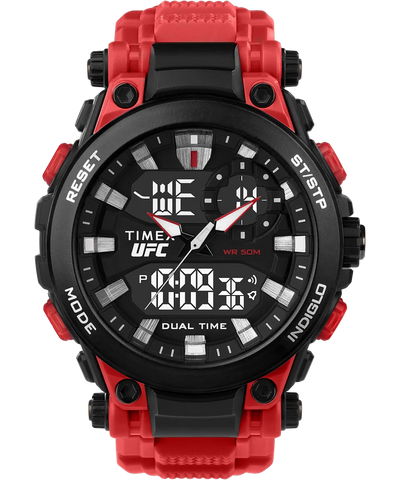 Timex UFC Impact 50mm Resin Strap Watch TW5M53000