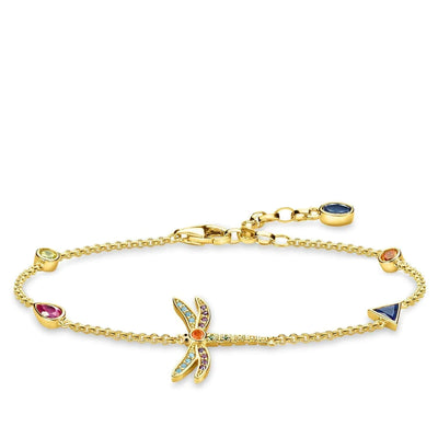 Thomas Sabo Paradise Dragonfly Yellow Gold Plated Bracelet