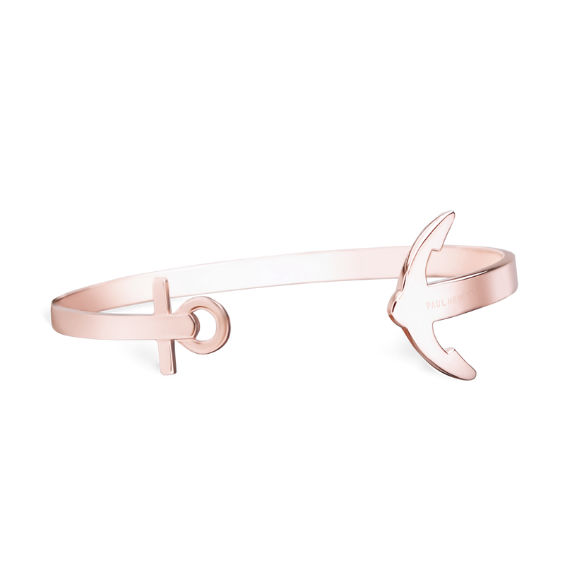 Paul Hewitt Ancuff Rose Gold Bracelet - S