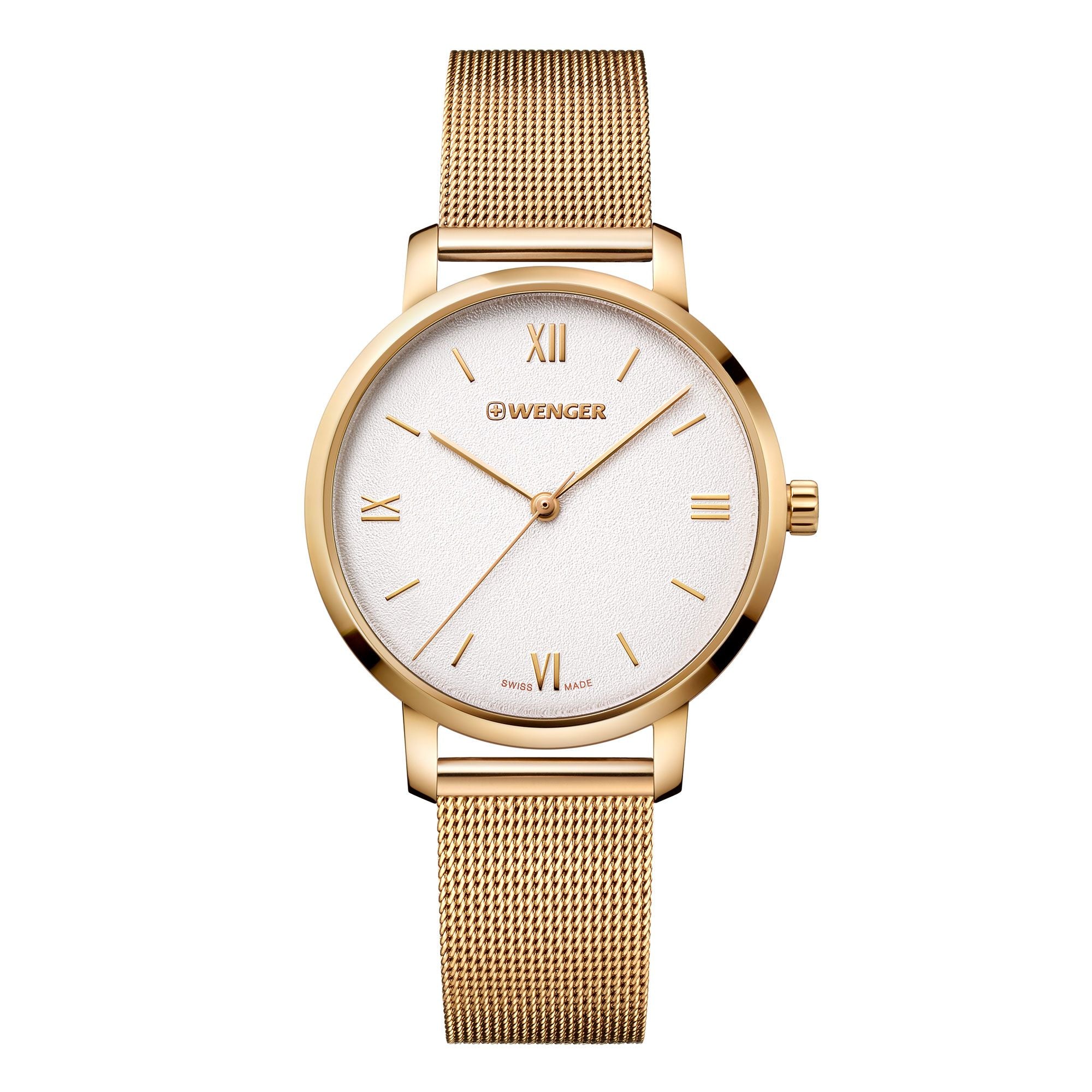 Wenger Metropolitan Donnissima Silver Dial Stainless Steel Watch 01.1731.107