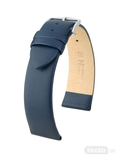 Hirsch Toronto Large Blue Leather Band