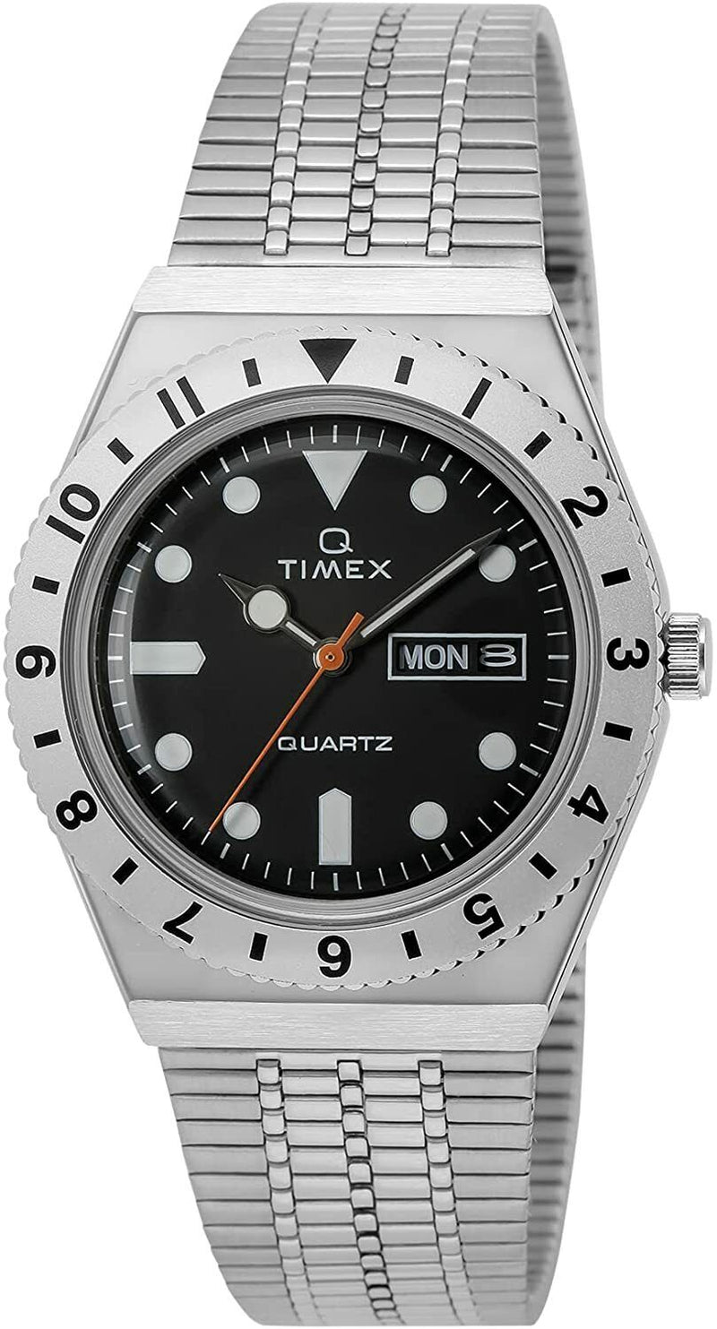 Timex Japan Limited Edition Black Dial Silver Bracelet TW2V00100