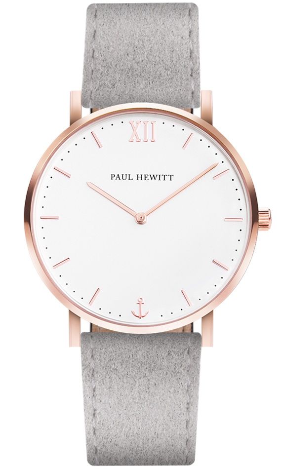 Paul Hewitt Sailor White Sand Alcantara Watch