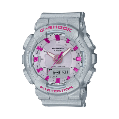 G-Shock Neo Punk White Resin Band Watch GMAS130NP-8A