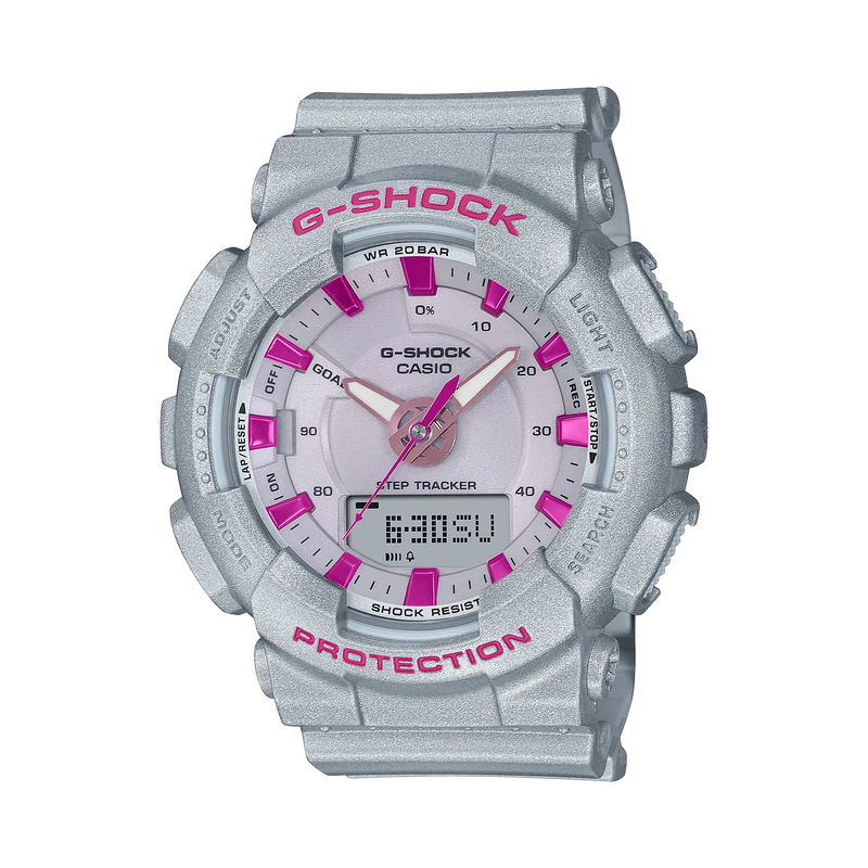 G-Shock Neo Punk White Resin Band Watch GMAS130NP-8A