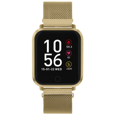 Reflex Active Series 6 Gold Mesh Smart Watch