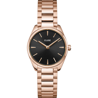 CLUSE Feroce Mini Black/Rose Gold Link CW11703