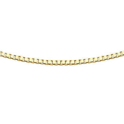 9K Yellow Gold Solid Adjustable Heart Slider Necklace 56cm