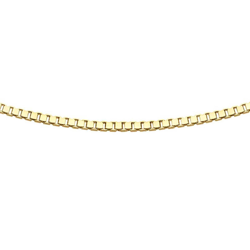 9K Yellow Gold Solid Adjustable Heart Slider Necklace 56cm