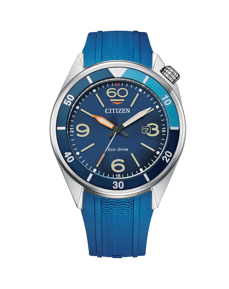 Citizen Eco Drive Strap Blue Dial Watch AW1719-18L