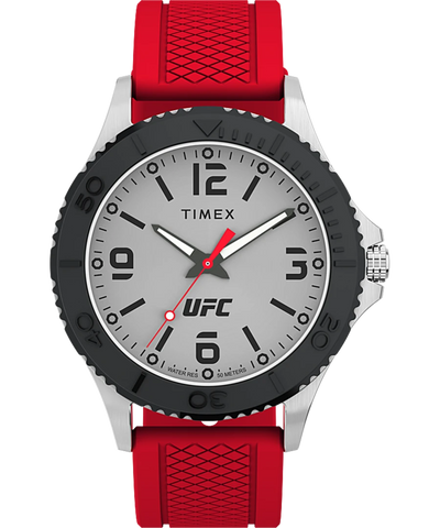 Timex UFC Gamer 42mm Silicone Strap Watch TW2V58200 Watch Direct