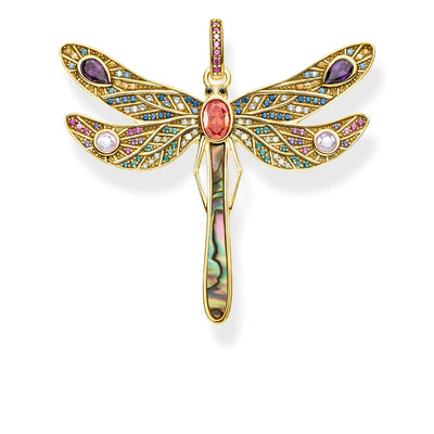 Thomas Sabo Paradise Dragonfly Yellow Gold Plated Pendant