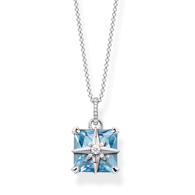 Thomas Sabo Magic Stones Aquamarine Star Necklace