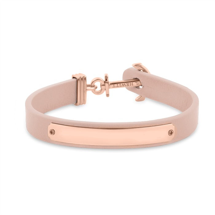 Paul Hewitt Signum Female Engraveable Rose Gold / Nude Bracelet - S