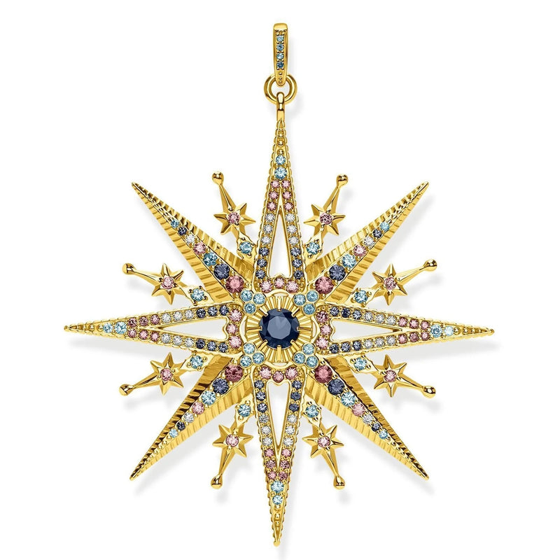 Thomas Sabo Royalty Star Gold Pendant TPE820Y