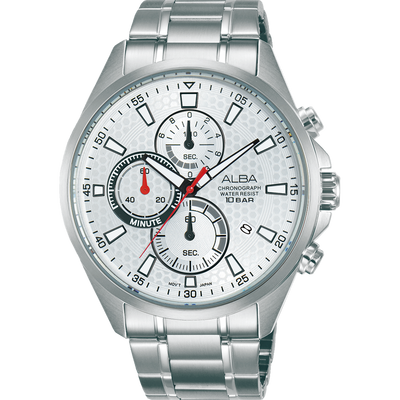 Alba water resist hot sale 5 bar chronograph price