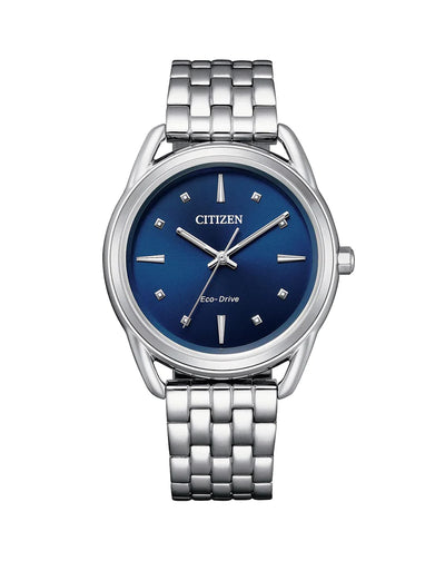 Citizen Eco-Drive Bracelet Blue Dial Watch FE7090-55L