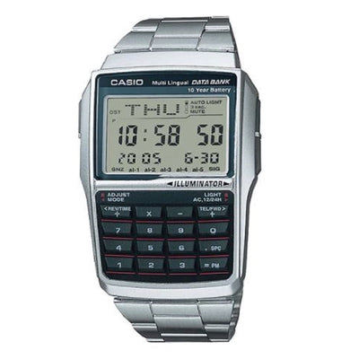 Casio Youth Digital Data Bank 5 Alarm Multi-Lingual DBC-32D-1ADF