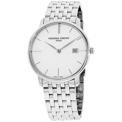 Frederique Constant Slimline Silver Dial Fc-220S5S6B Mens Watch