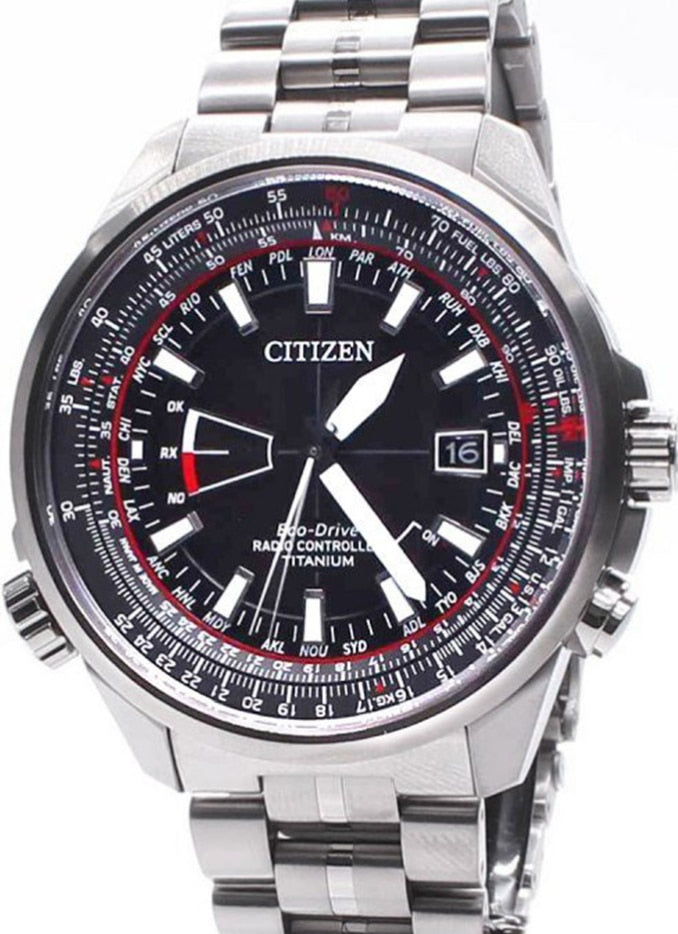 Citizen Eco Drive Titanium Radio Controlled Cb0141-55E Mens Watch