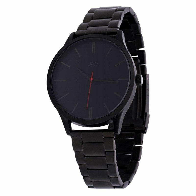 Jag Malcom Black Dial Black Bracelet Mens Watch