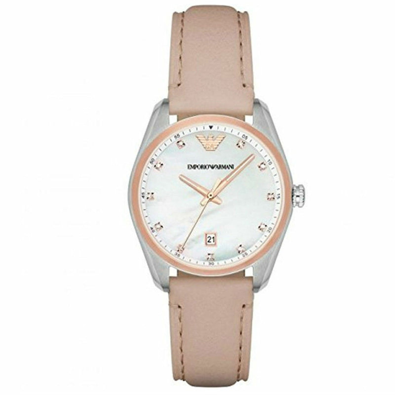 Emporio Armani Ar6133 Sport Leather Womens Watch