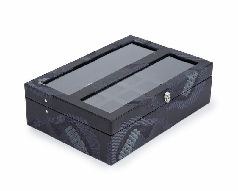 Wolf Memento Mori 10PC Watch Box Black