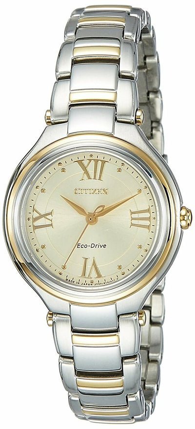 Citizen Analog Champagne Dial Fe2045-57P Womens Watch