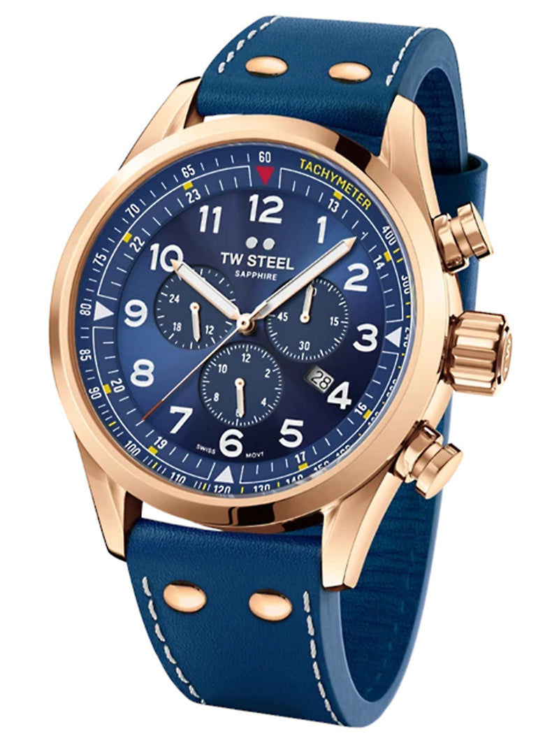 TW Steel Chrono Volante Blue Dial Watch