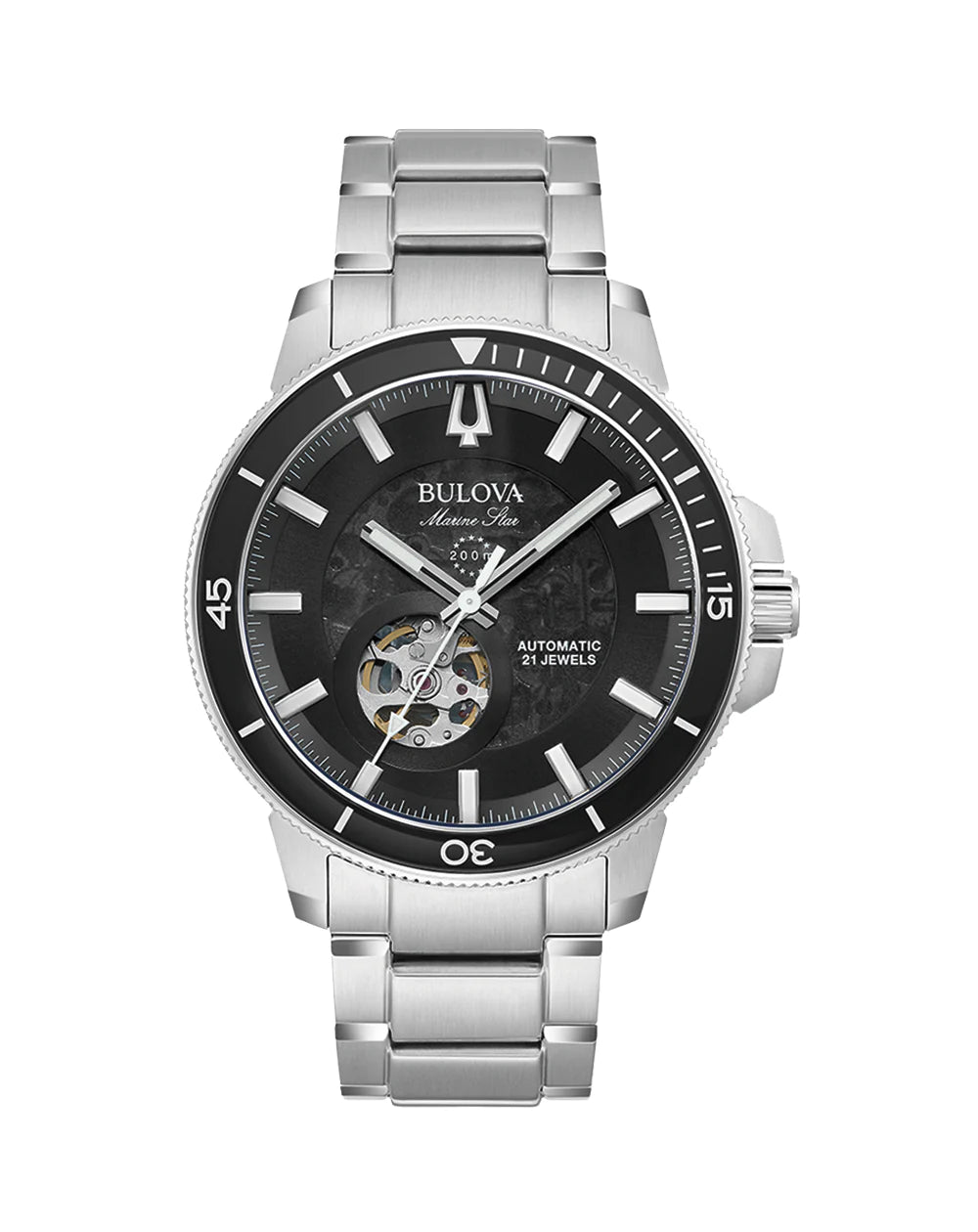 Bulova Marine Star Men's Automatic Nautical Watch 96A290