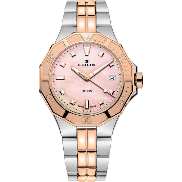 Edox Delfin The Original Analogue Women's  Watch 53020357RMROR