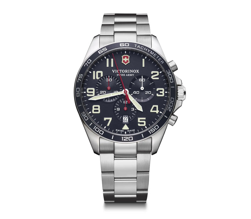 Victorinox Fieldforce Chrono Blue Dial Mens Watch 241857