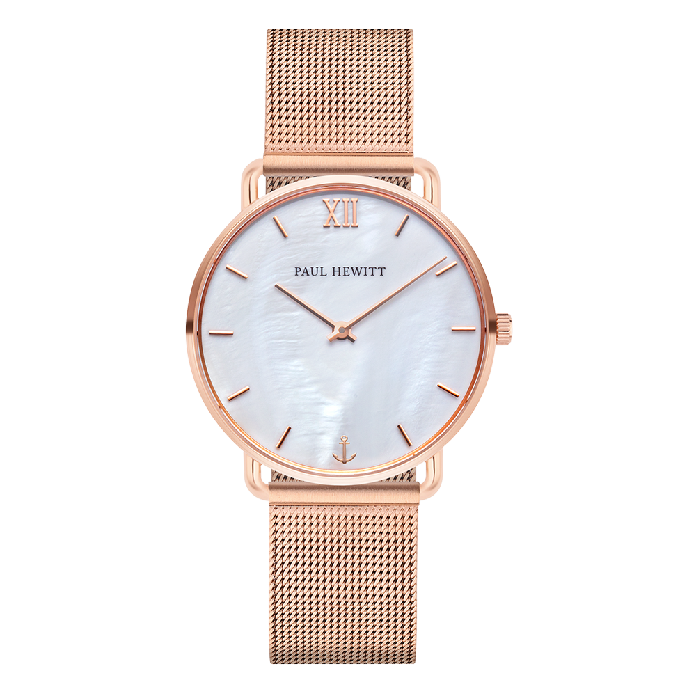 Paul Hewitt Miss Ocean Pearl RG Mesh Watch