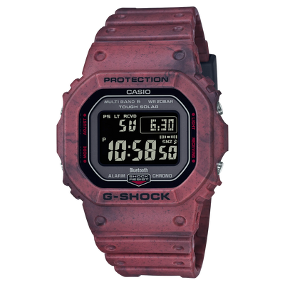 G-Shock Solar Red Resin Band Watch GWB5600SL-4D