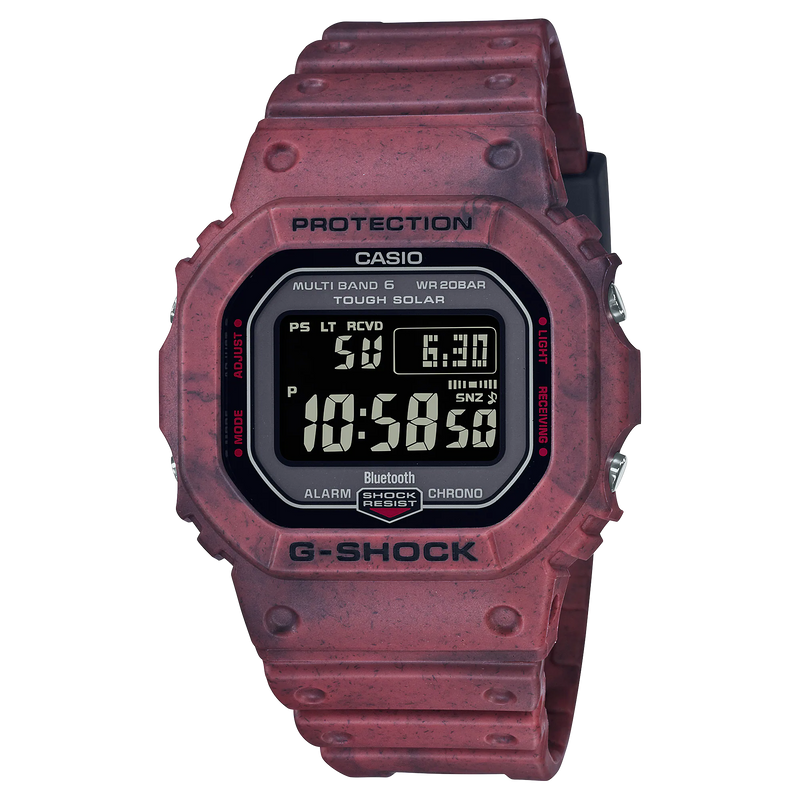 G-Shock Solar Red Resin Band Watch GWB5600SL-4D