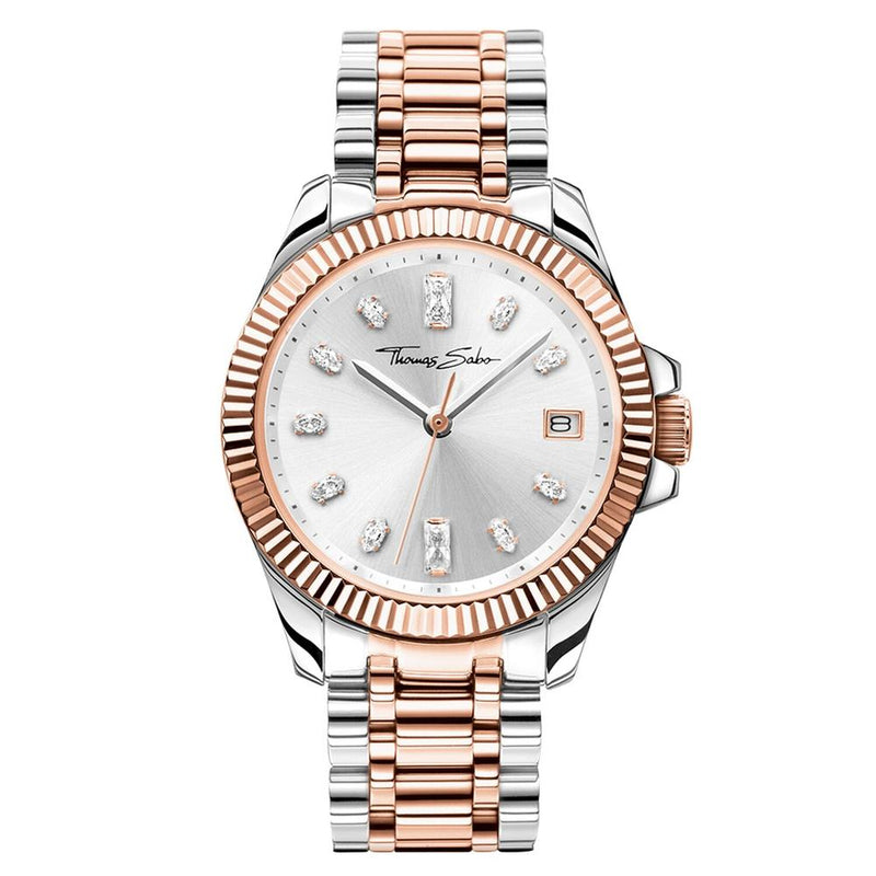 Thomas Sabo Divine Stainless Steel Silver Dial Womens Watch