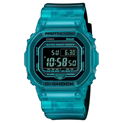 G-Shock Digital Bluetooth Blue Translucent Watch DWB5600G-2D