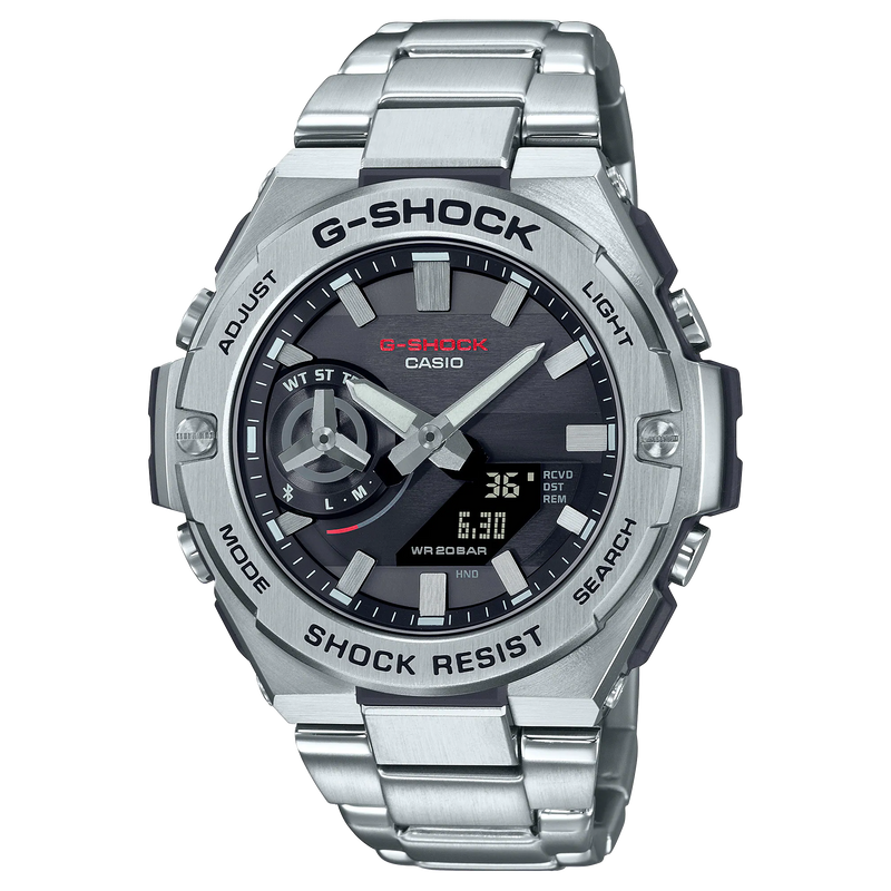 G-Shock Solar Stainless Steel Watch GSTB500D-1A