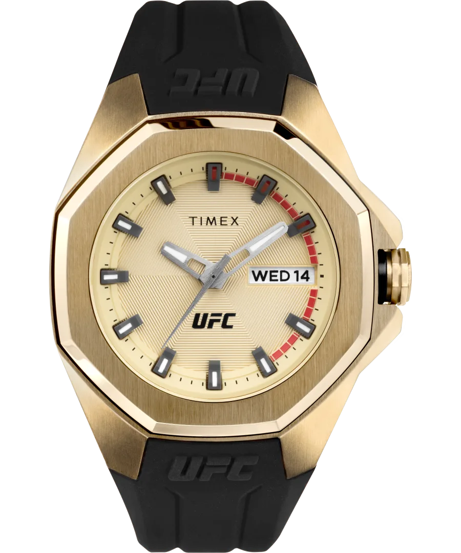 Timex UFC Pro 44mm Silicone Strap Watch TW2V57100
