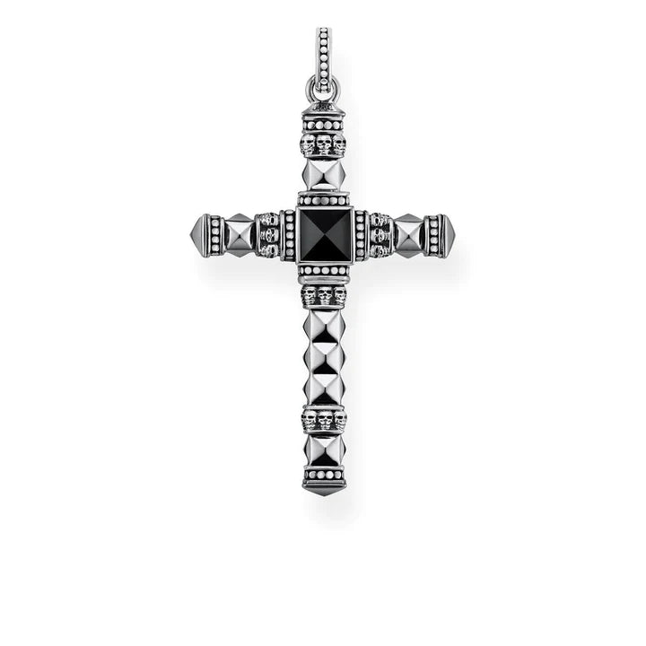 Thomas Sabo Ethnic Cross Black Medium Pendant