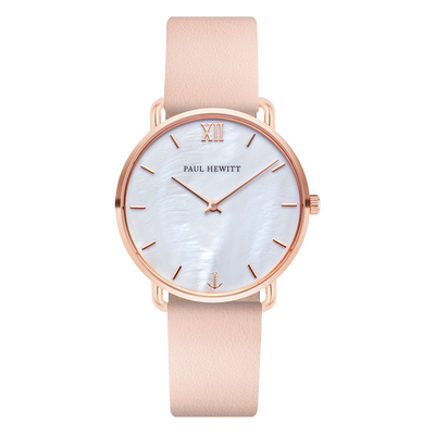 Paul Hewitt Miss Ocean Pearl Leather Watch