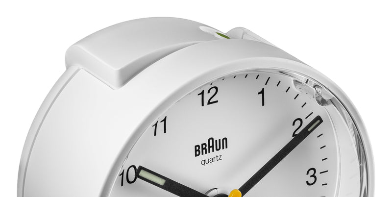 Braun Classic Analogue White Alarm Clock