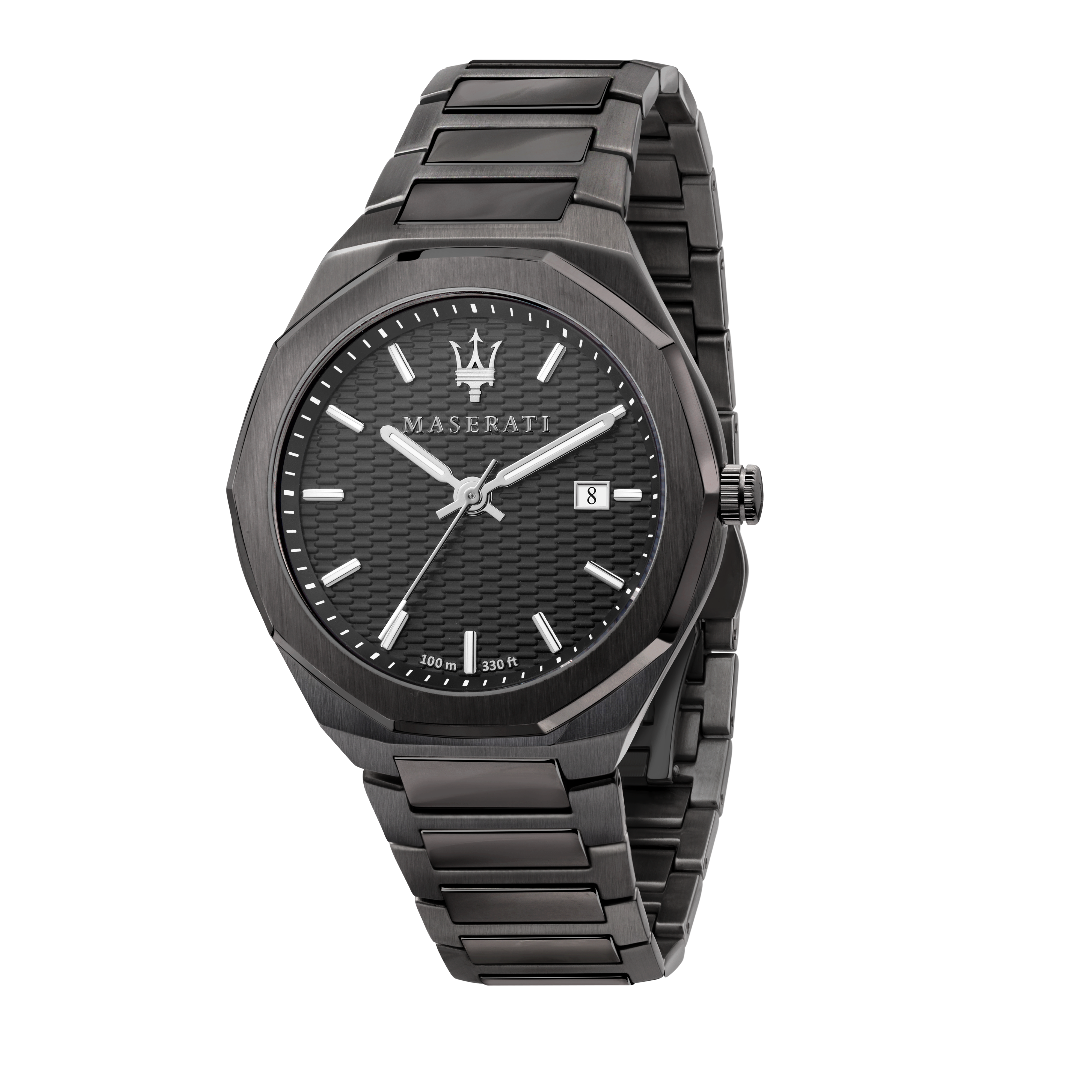 Maserati Stile Gun Metal Chronograph